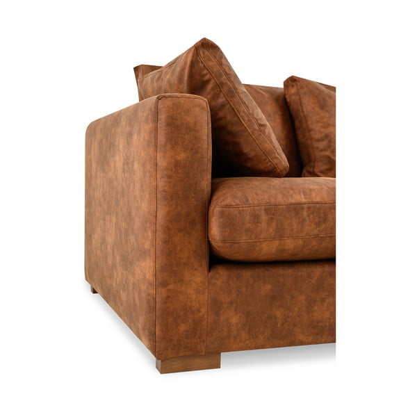 Konyakbarna kanapé 220 cm Comfy – Scandic-image-4