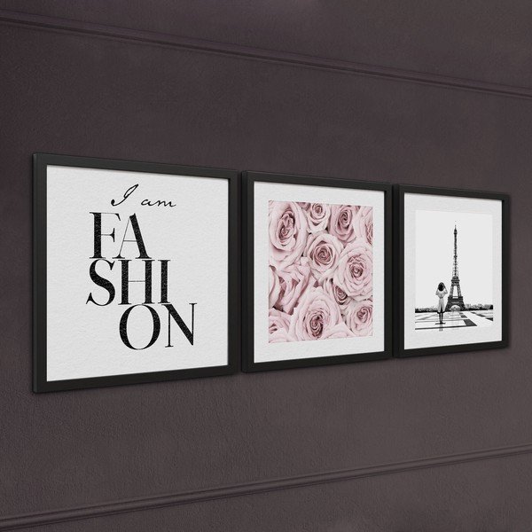 Kép szett 3 db-os 30x40 cm Parisienne – Styler-image-2