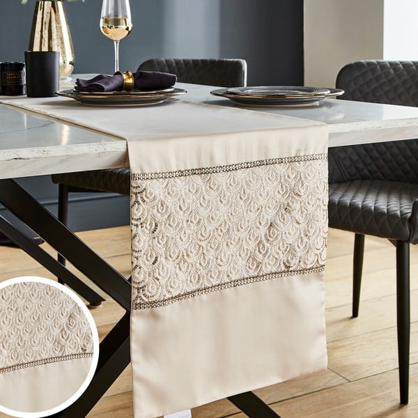 Mikroszatén asztali futó 32x220 cm Deco Sequin – Catherine Lansfield-image-4