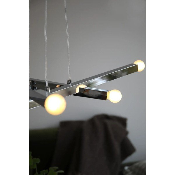 Ezüstszínű fém függőlámpa Stack – Markslöjd-image-3