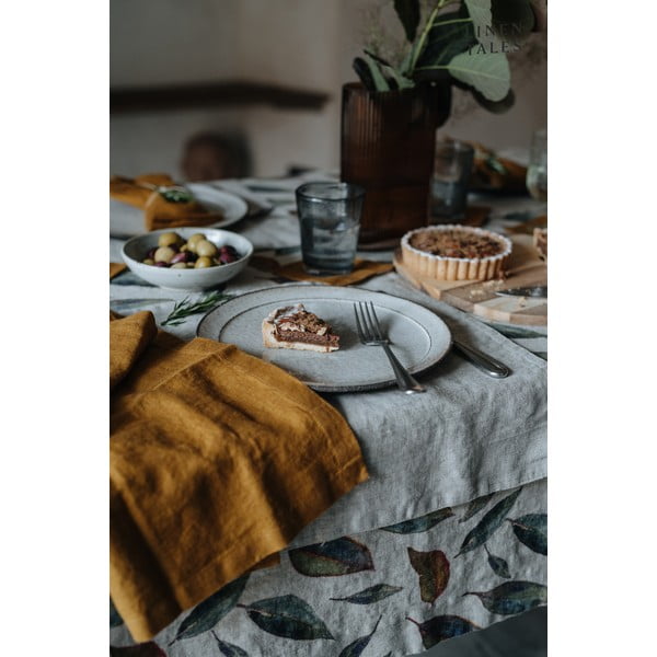 Világosbézs len tányéralátét, 35 x 45 cm - Linen Tales-image-3