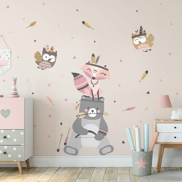 Bear Indian Sweet gyerek falmatrica - Ambiance-image-1