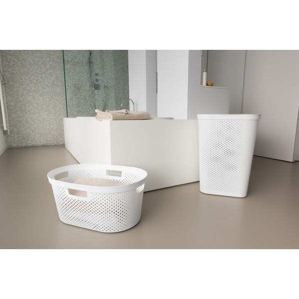 Infinity fehér ruhakosár, 40 l - Curver-image-1