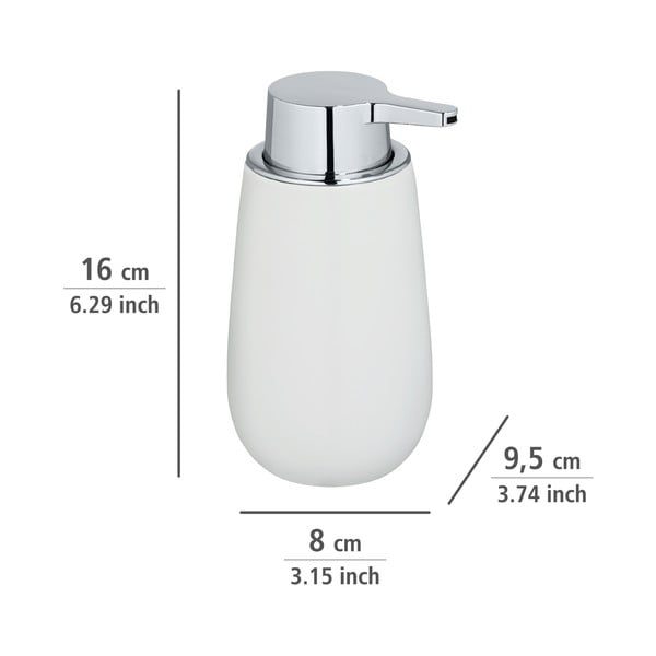 Badi fehér, kerámia szappanadagoló - Wenko-image-4