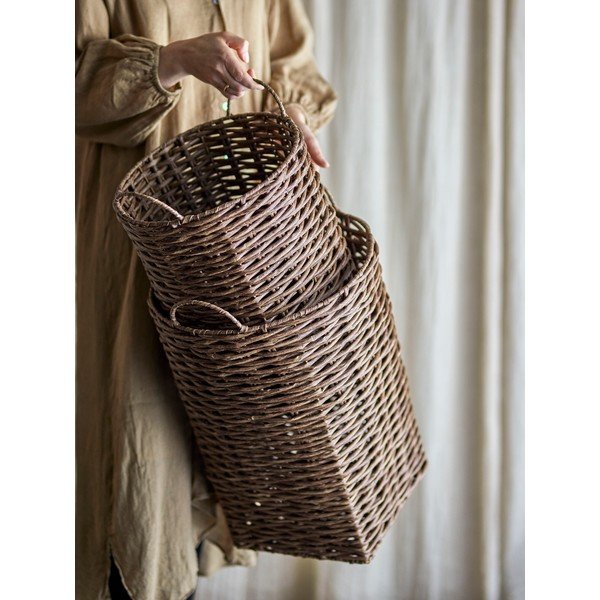 Műrattan kaspó szett 2 db-os ø 35 cm Cestina – Bloomingville-image-1
