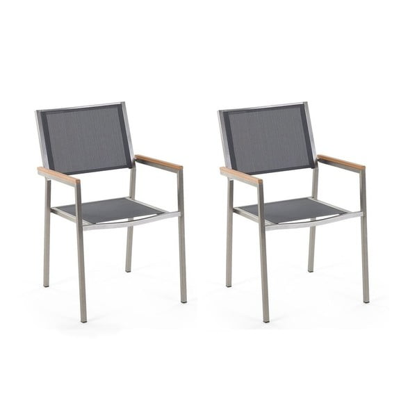Classy 2 db szürke kerti szék - Monobeli