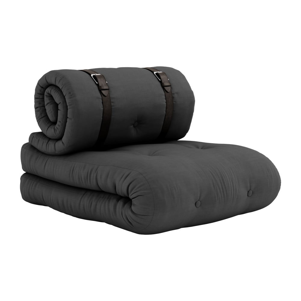 Buckle Up Dark Grey variálható fotel - Karup Design