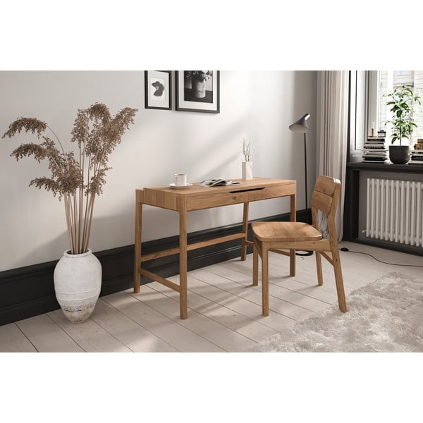 Tölgyfa fésülködőasztal 57x110 cm Twig – The Beds-image-3