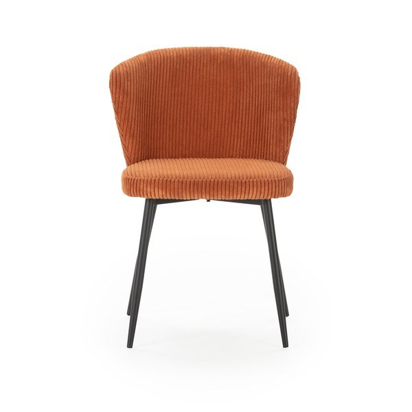 Narancssárga kordbársony étkezőszék szett 4 db-os Megan – Marckeric-image-2