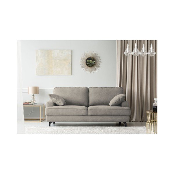 Salsa szürkésbarna kétszemélyes kanapé - Kooko Home-image-1