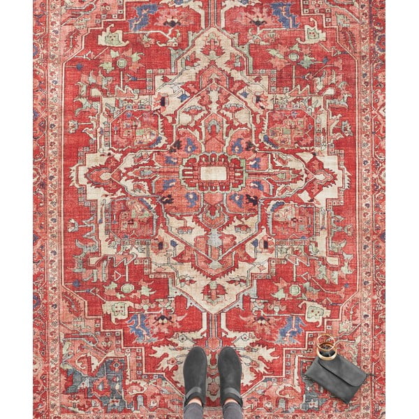 Leta piros futószőnyeg, 80 x 200 cm - Nouristan-image-1