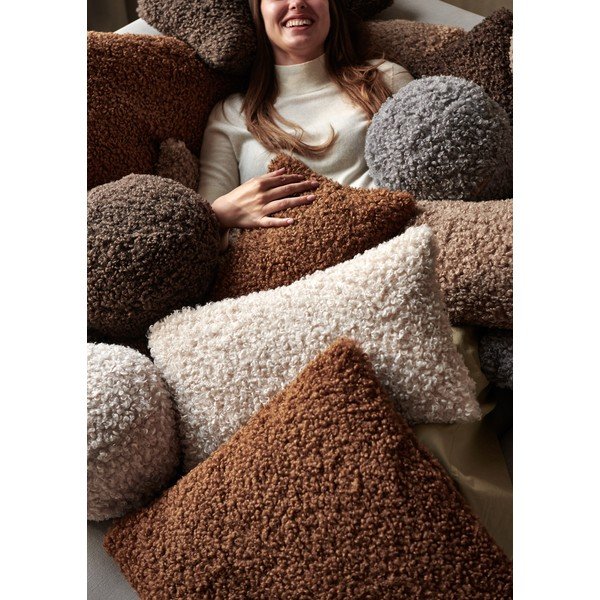 Plüss díszpárna ø 26 cm Teddy – Blomus-image-3