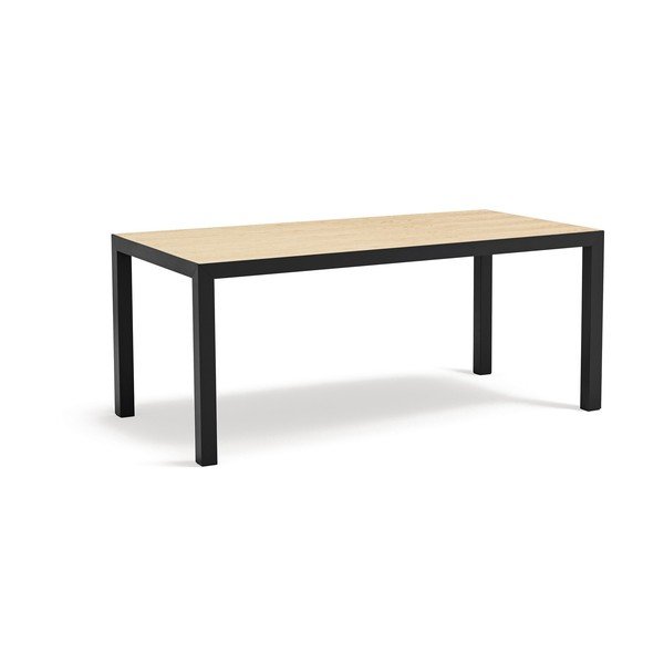 Étkezőasztal tölgyfa asztallappal 75x180 cm Alma – Teulat
