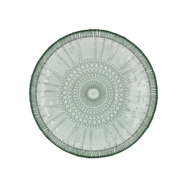 Zöld üveg szervírozó tányér ø 30 cm Kusintha – Bitz-image-4