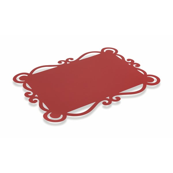 Dorian piros szögletes tányéralátét, 6 db - Villa d'Este
