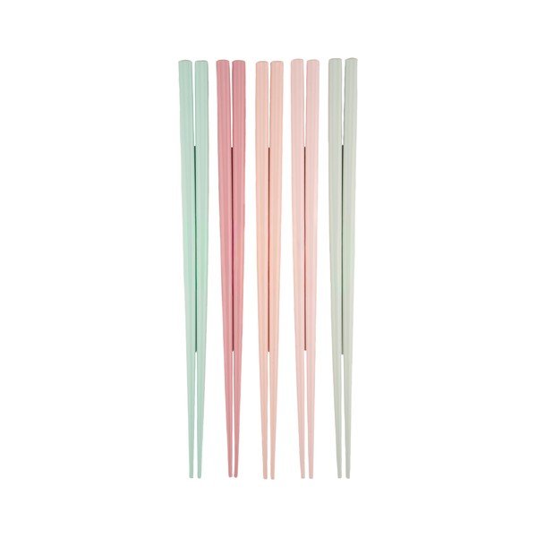 Bambusz ötszemélyes evőeszköz készlet 5 db-os Pastel – Sass & Belle