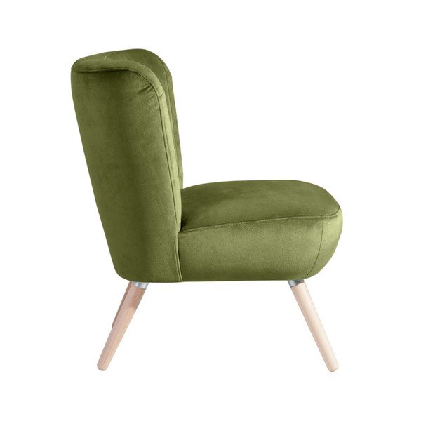 Neele Velvet zöld fotel - Max Winzer-image-1