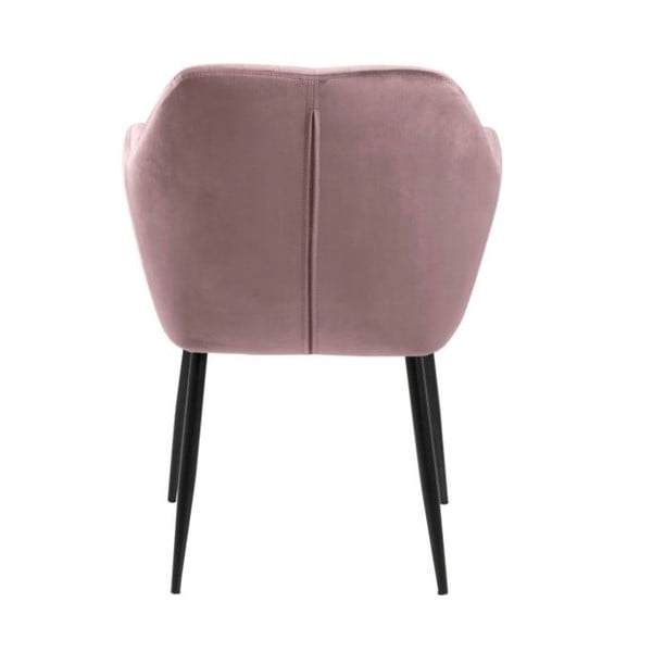 Rózsaszín kárpitozott étkezőfotel Emilia – Actona-image-4
