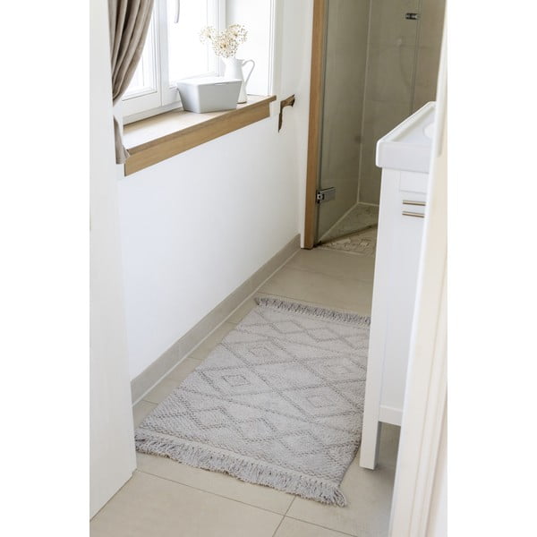 Urla szürke organikus pamut fürdőszobai kilépő, 60 x 90 cm - Wenko-image-1