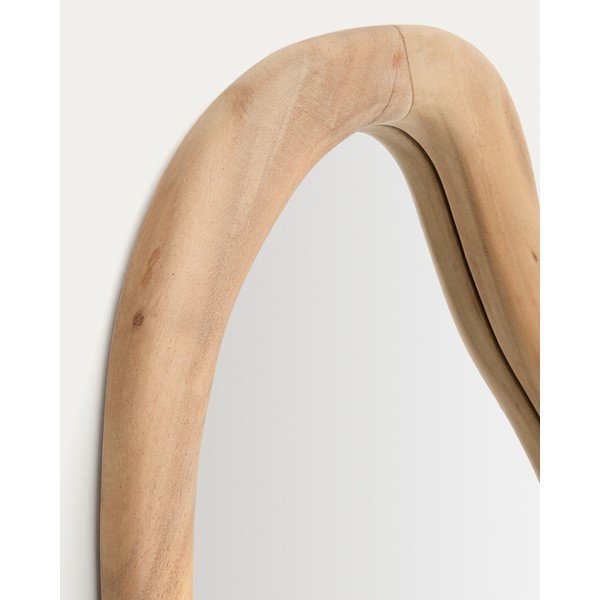 Fali tükör tömörfa kerettel 44x68 cm Selem – Kave Home-image-2