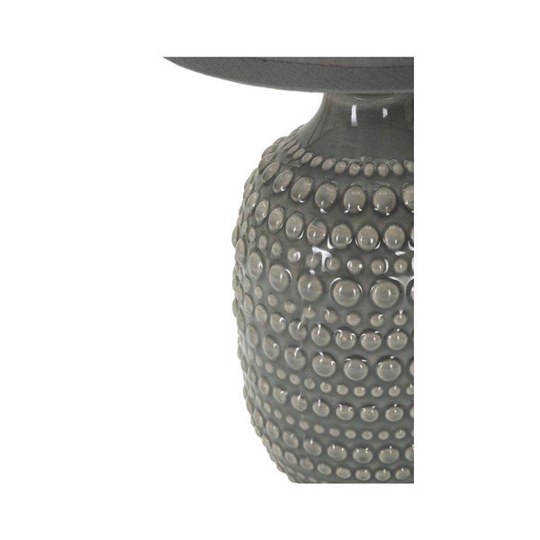 Szürke kerámia asztali lámpa textil búrával (magasság 30,5 cm) Points – Mauro Ferretti-image-3