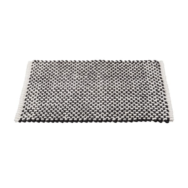Fekete-fehér textil fürdőszobai kilépő 50x80 cm Covelo – Wenko-image-2