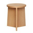 Natúr színű ülőke tölgyfa dekorral Split – Hübsch