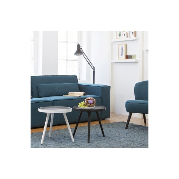 Sasha fekete tárolóasztal, ⌀ 41 cm - WOOOD-image-3