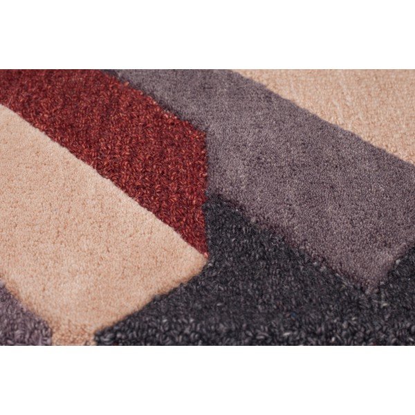 Salon piros-szürke kézzel szőtt szőnyeg, 120 x 170 cm - Flair Rugs-image-4
