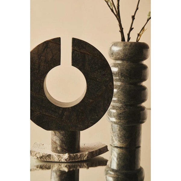 Zöld márvány váza (magasság 25 cm) Fazio – Premier Housewares-image-3