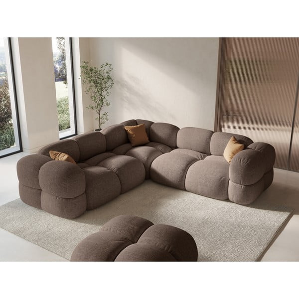 Barna sarokkanapé Loretto – Cosmopolitan Design-image-4