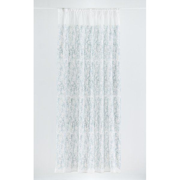 Fehér-kék átlátszó függöny 300x260 cm Urma – Mendola Fabrics-image-3