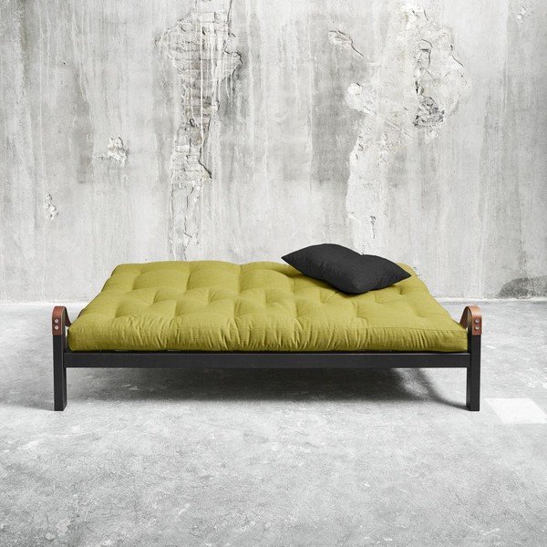 Poetry Black/Avocado Green/Dark Grey kihúzható kanapé - Karup-image-1