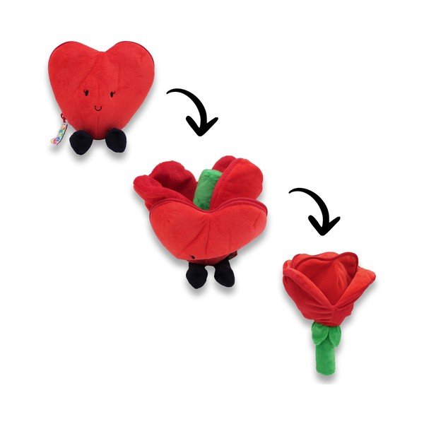 Plüssjáték Flipetz 2in1 Heart – Les Deglingos