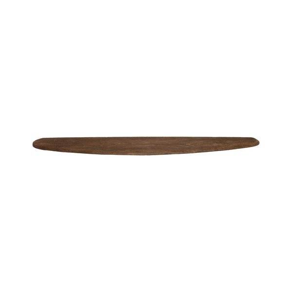 Sötét natúr színű mangófa fali polc 80 cm Ginosu – Light & Living