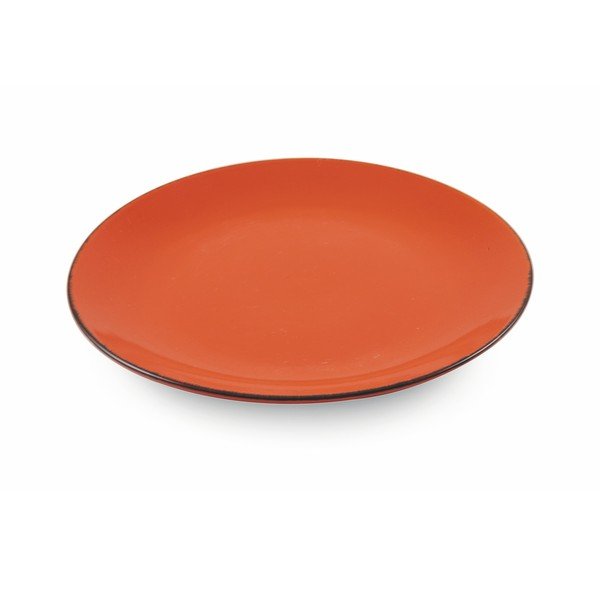 Baita narancssárga agyagkerámia tányérszett, 6 darab, ⌀ 27 cm - Villa d'Este