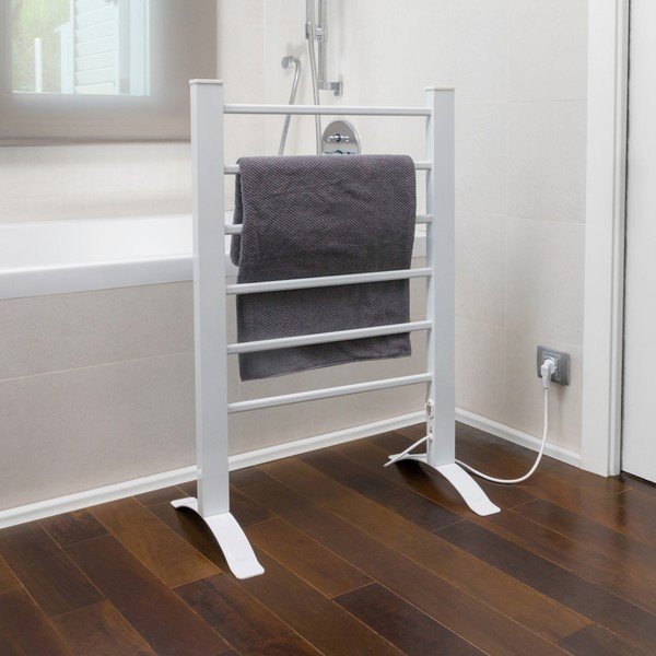 Towel Rail fehér elektromos ruhaszárító - InnovaGoods-image-1