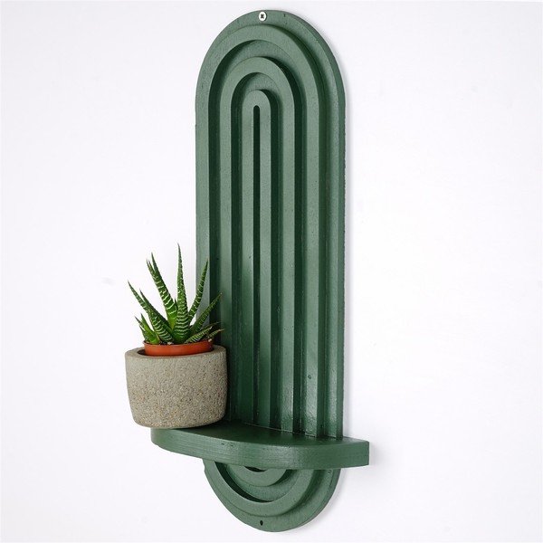 Zöld fali polc 20 cm Raf – Kalune Design-image-3