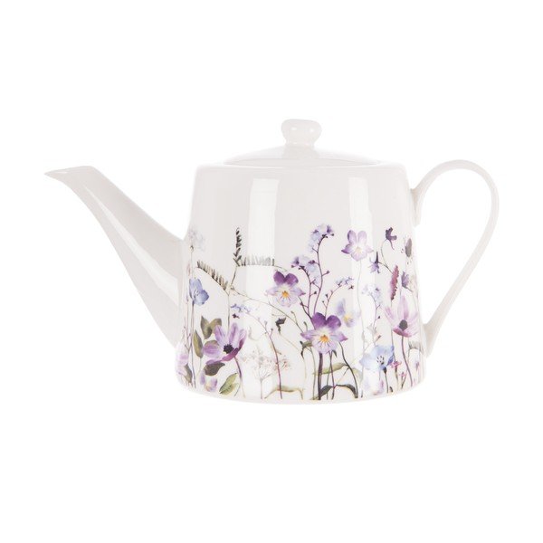 Fehér-lila porcelán teáskanna 1 l Louka – Orion-image-3