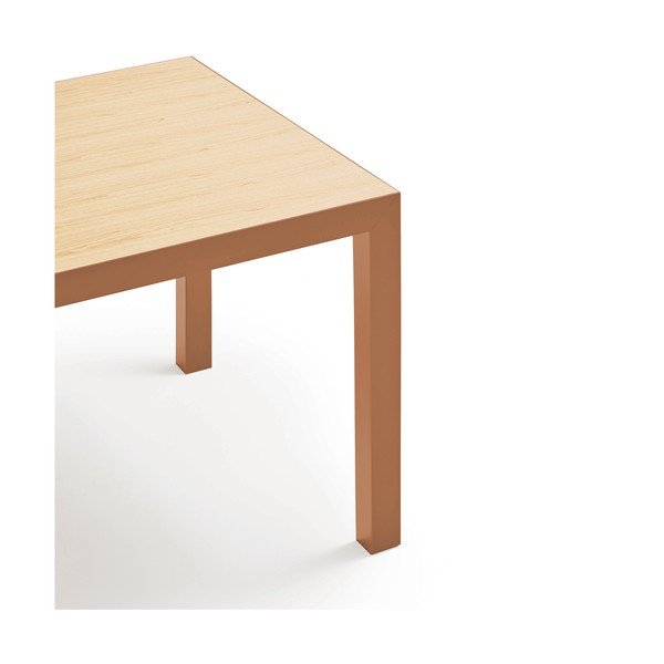 Étkezőasztal tölgyfa asztallappal 75x180 cm Alma – Teulat-image-3