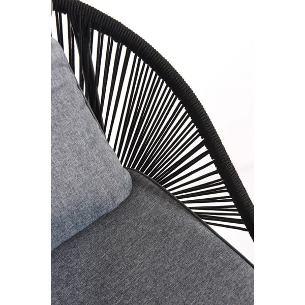 North fekete háromszemélyes kerti kanapé - Bonami Selection-image-3