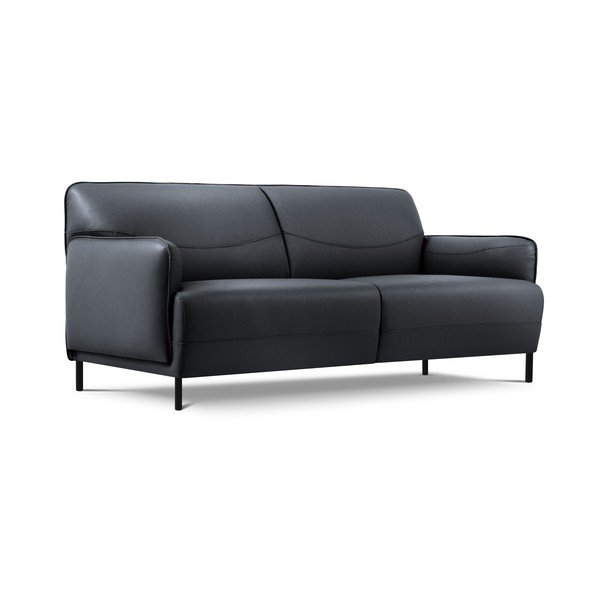 Neso kék bőr kanapé, 175 x 90 cm - Windsor & Co Sofas-image-2
