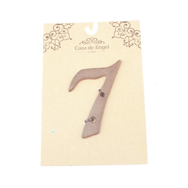 Seven öntöttvas szám, magasság 10 cm - Dakls