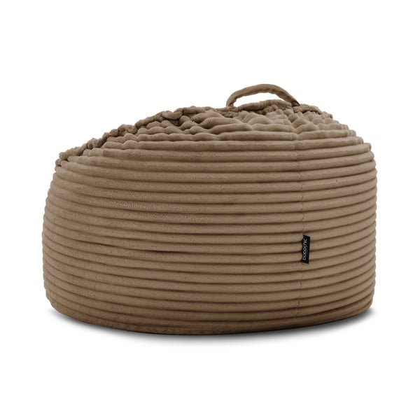 Barna kordbársony babzsákfotel Socrate – Bobochic Paris-image-4