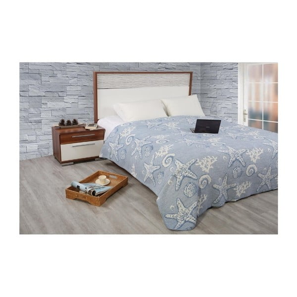 Sandy kétszemélyes pamut ágytakaró, 220 x 200 cm - Dinarsu