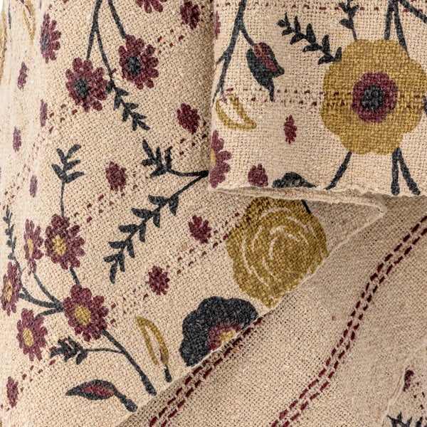 Barna újrahasznosított pamut takaró 130x160 cm Eydis – Bloomingville-image-3