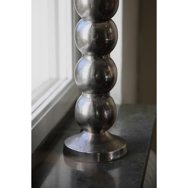 Ezüstszínű asztali lámpa (magasság 33 cm) Gong – Markslöjd-image-1