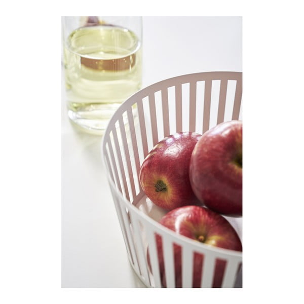 Tower fehér gyümölcsös kosár, ⌀ 21,5 cm - YAMAZAKI-image-2
