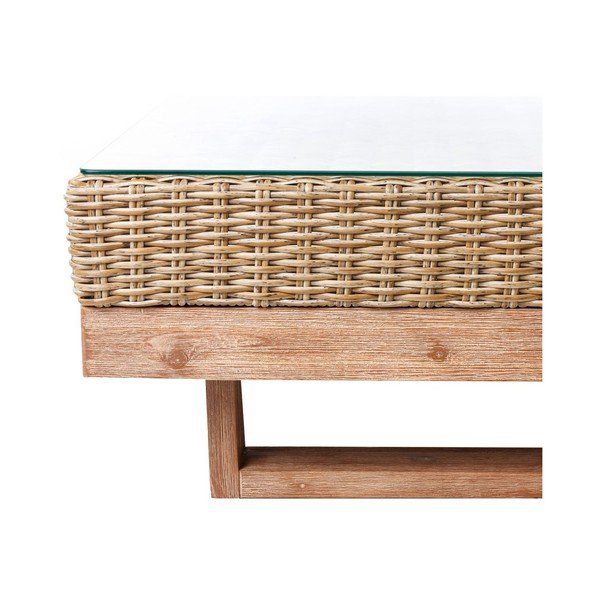 Műrattan kerti tárolóasztal 80x80 cm Patsy – LDK Garden-image-2