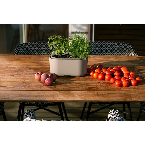 Tolita bézs önöntöző virágláda - Plastia-image-2